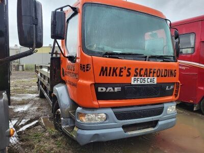 2005 DAF LF 55 180 4x2 Dropside Flat Rigid Manual