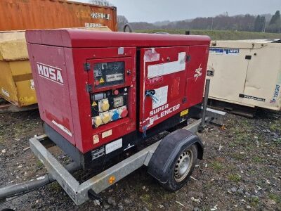 2015 Mosa GE 20 YSX Super Silenced Drawbar Generator