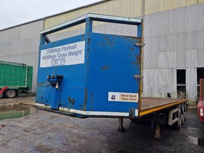2006 SDC 13.7m Triaxle Flat Trailer