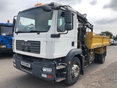 2009 MAN 18.280 4x2 Dropside Grab Loader