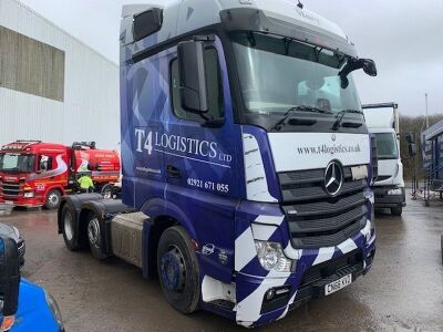 2016 Mercedes Actros 4x2 Mid Lift Tractor Unit