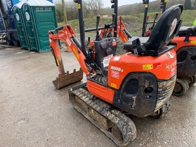 2019 Kubota K008-3 Mini Digger - 4