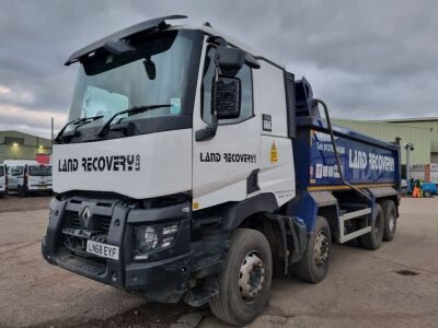 2018 Renault C430 Comfort 8x4 Steel Body Tipper