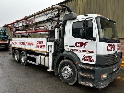 2004 Mercedes Atego 6x4 Concrete Pump