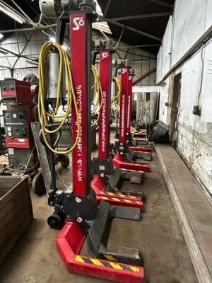 4x Somers Mobile Vehicle Lifts - 8