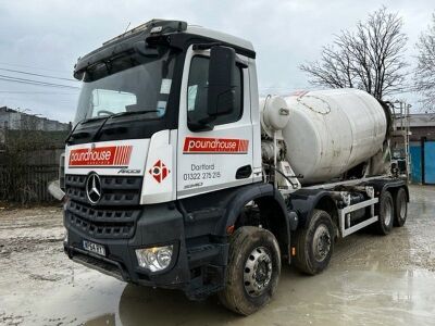 2015 Mercedes Arocs 3240 8x4 8m³ Concrete Mixer