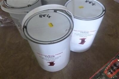 2 x 5 Litre Cans of Red Oxide - 2