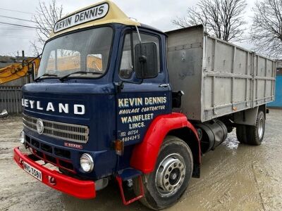 1980 Leyland Boxer 4x2 Double Dropside Alloy Body Tipper - 2