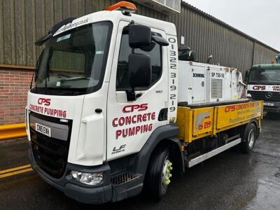 2015 DAF LF 180 4x2 Concrete Pump