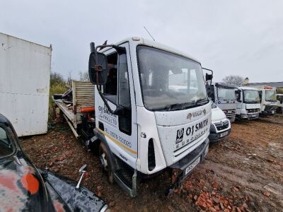 2004 Iveco Eurocargo 75E17 4x2 Crane Alloy Flat