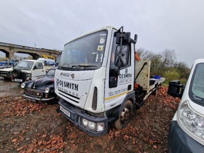 2004 Iveco Eurocargo 75E17 4x2 Crane Alloy Flat - 2