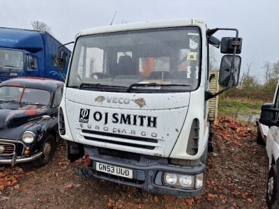 2004 Iveco Eurocargo 75E17 4x2 Crane Alloy Flat - 3