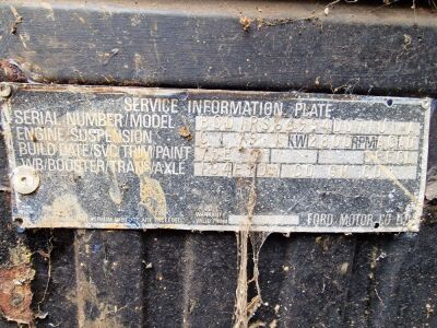 1975 Ford D 0710 4x2 Dropside Rigid - 9
