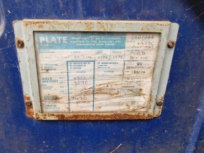 1975 Ford D 0710 4x2 Dropside Rigid - 17