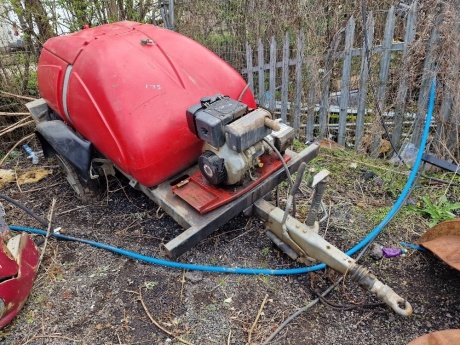 Poly Drawbar Pressure Washer & Tank