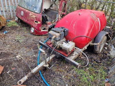 Poly Drawbar Pressure Washer & Tank - 3