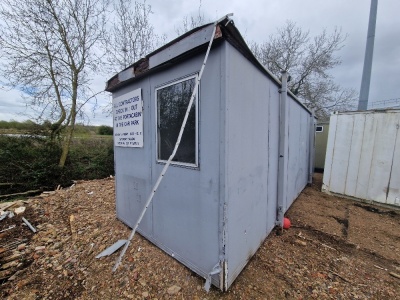 24ft x 8ft Jack Leg Site Office