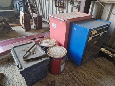 Tool Cabinets, Storage Box + Paint