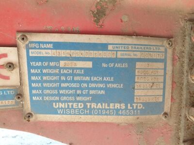 2000 United Triaxle Ejector Trailer  - 11
