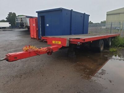 1995 Wheelbase Tandem Axle Drawbar Trailer