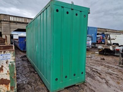 5m x 1.5m Open Racking Container