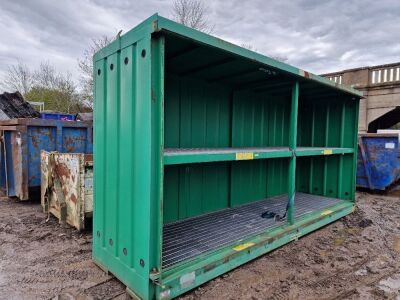 5m x 1.5m Open Racking Container - 2