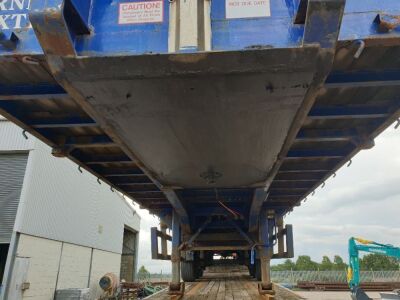 2006 Dennison Triaxle 45 - 71ft Extendable Flat Trailer - 5