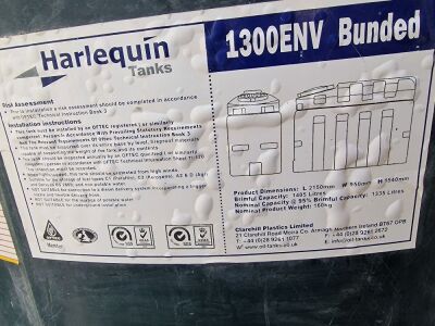 Used Bunded 1300ltr Water Tank - 5