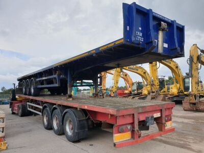 2006 Slemish Triaxle 45 - 71ft Extendable Flat Trailer - 4