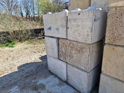 6x Concrete Lego Blocks - 3