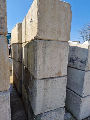 8x Concrete Lego Blocks - 2