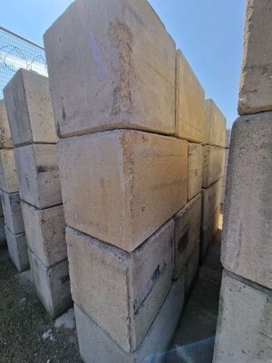 8x Concrete Lego Blocks