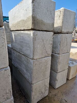 4x Concrete Lego Blocks - 2