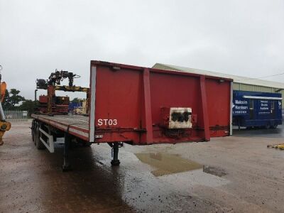 2003 Fruehauf Triaxle Brick Crane Trailer - 2