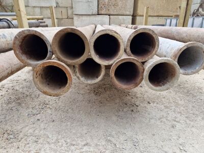 Qty of Concrete Pump 4” Pipes 3m Length - 3