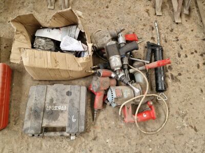 Qty of Misc Pneumatic Tools Etc