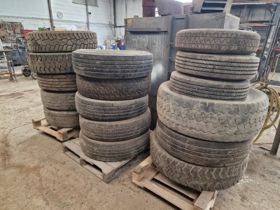 Qty of Truck Tyres - 2