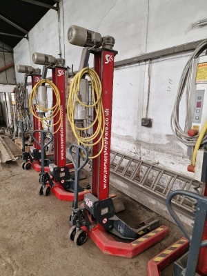 4x Somers Mobile Vehicle Lifts - 3