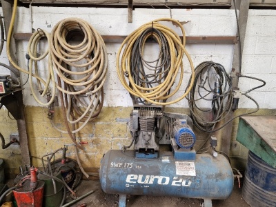 Ingersoll-Rand EN6F55B Air Compressor & Hoses - 3