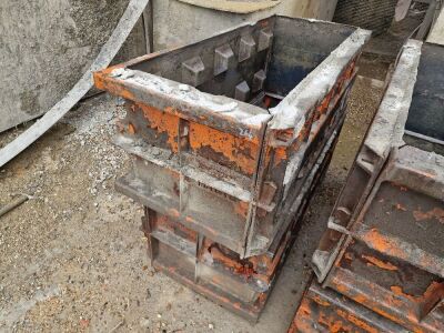 2 x Betonblock 150 x 60 x 60cm Concrete Lego Block Mould