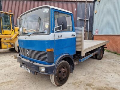 1984 Mercedes 813 4x2  Alloy Flat Bed - 2