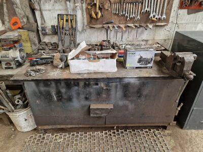 Work Bench Cabinet & Vice - 2