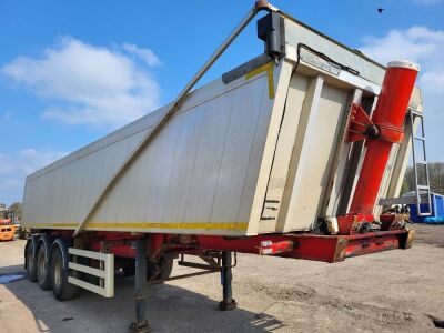 2014 Kelberg Triaxle Alloy Body Aggregate Tipping Trailer 