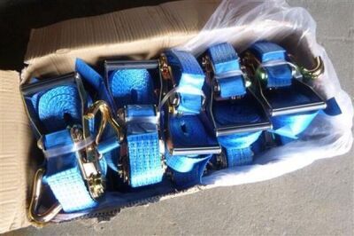 10 x Boxes of 5T Ratchet Straps 