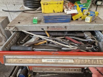 Workbench, Bench Grinder, Pillar Drill & Misc Tools - 5