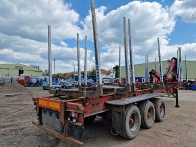 2011 SDC Trailers Triaxle Log Crane Trailer - 4