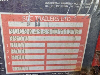 2011 SDC Trailers Triaxle Log Crane Trailer - 12