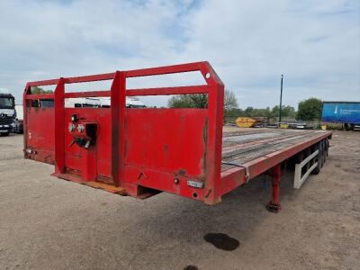 2004 SDC Triaxle Flat Trailer