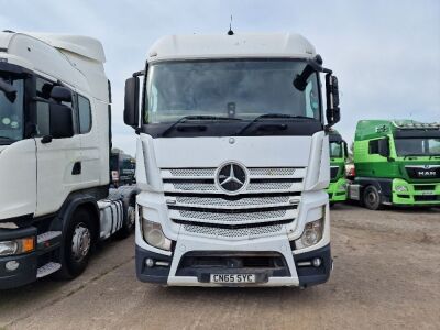 2015 Mercedes Actros 6x2 Mid Lift Tractor Unit - 6