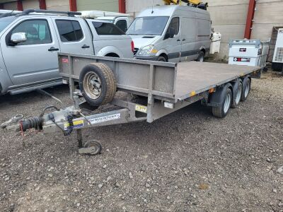 2019 Ifor Williams 3.5ton Triaxle Flat Trailer - 2